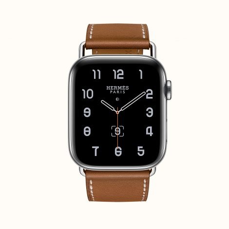 SERIES 6 CASE & BAND APPLE WATCH HERMES SINGLE TOUR 44 MM ATTELAGE