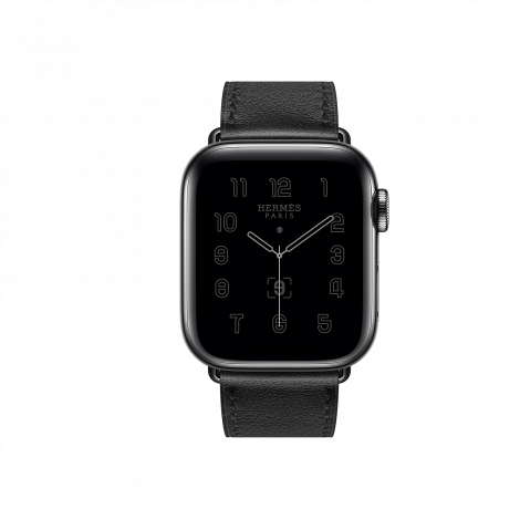 Space Black Series 6 case & Band Apple Watch Hermes Single Tour 40 mm