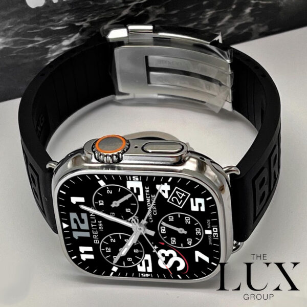 Breitling Chronograph Face Zero G Black For Apple Watch Ultra 49mm