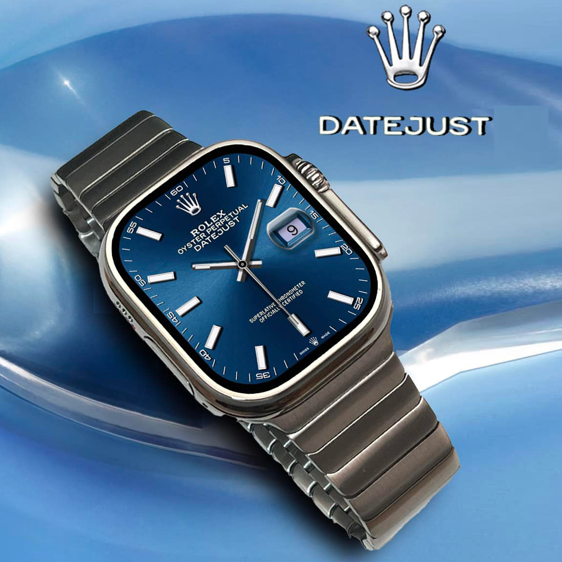 Rolex Datejust For Apple Watch Ultra 45mm