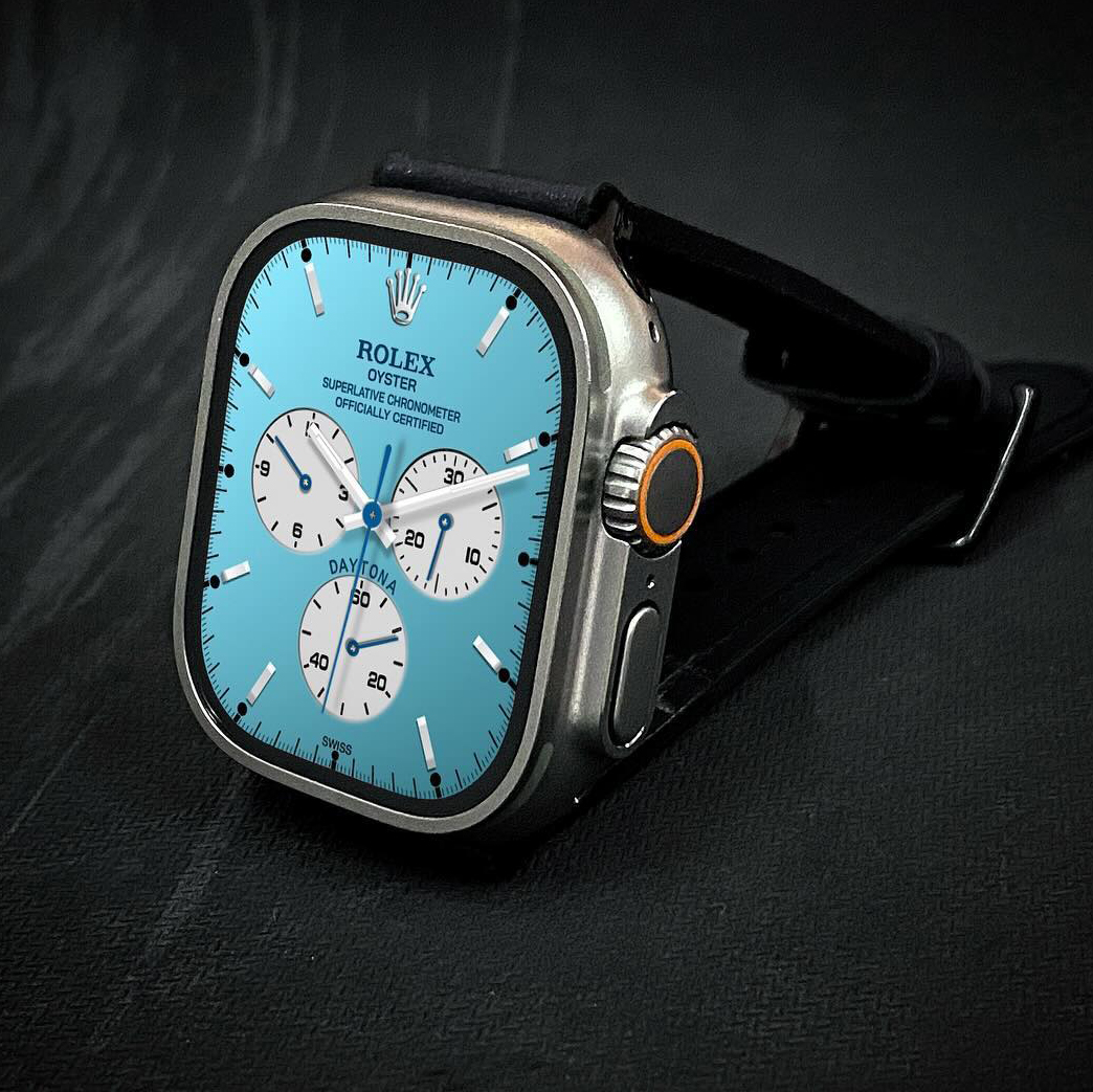 Rolex Oyster Tiffiny Blue Custom Face For Apple Watch